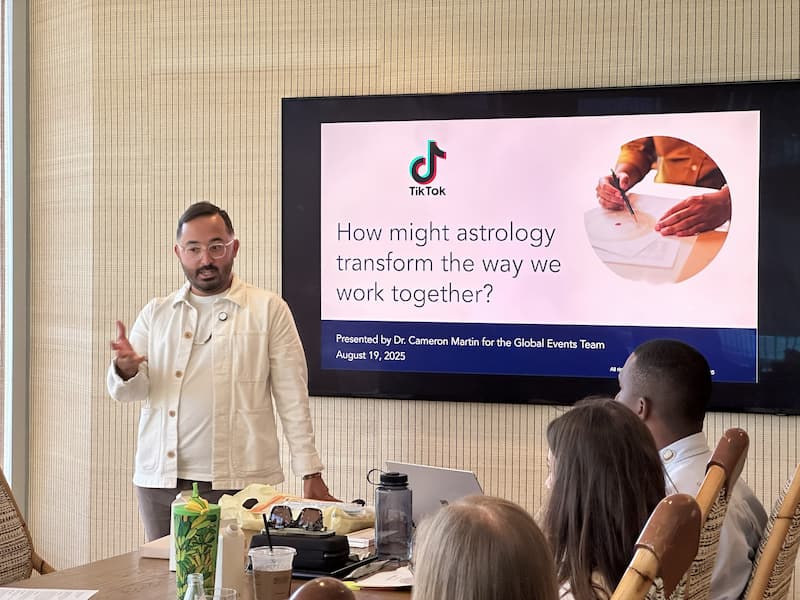 Team workshop applying astrology as a leadership tool